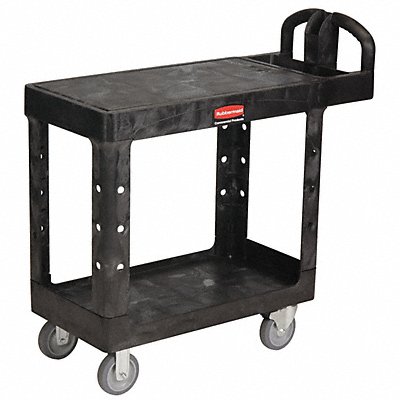 Utility Cart 500 lb Load Cap. Plastic MPN:FG450500BLA