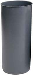 22 Gallon, Round, Gray, Plastic Rigid Trash Can Liner MPN:FG355200GRAY