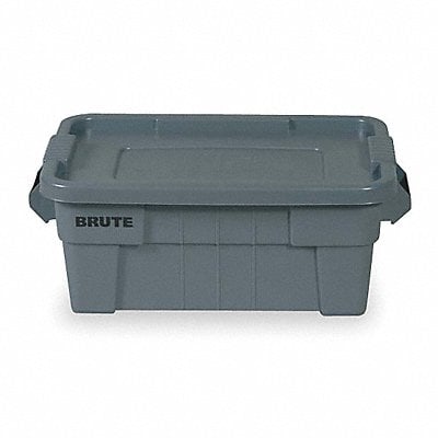 F8714 Storage Tote Gray Solid Plastic MPN:FG9S3000GRAY