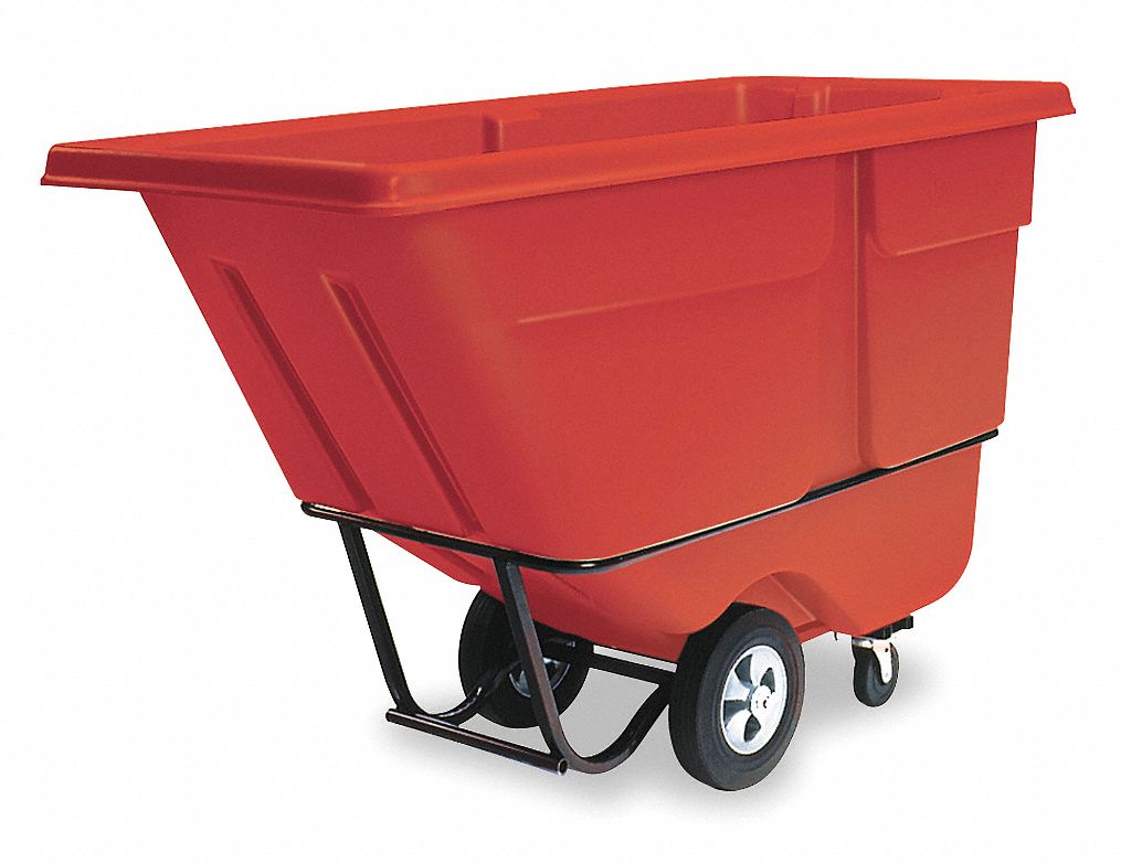 Tilt Truck Standard 1 cu yd 1250 lb Red MPN:FG131500RED