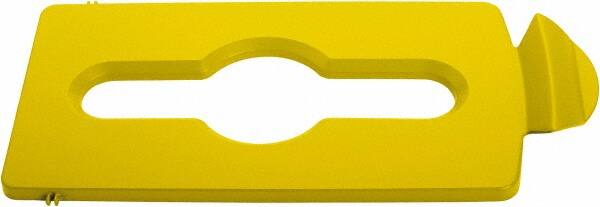 Trash Can & Recycling Container Lid: Rectangle, For 23 gal Recycle Container MPN:2007883