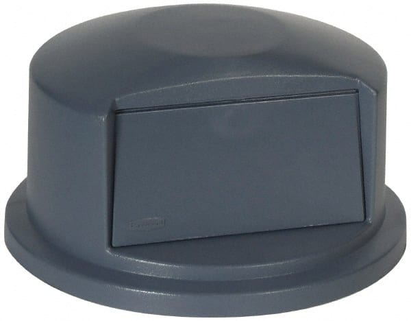 Rubbermaid Commercial BRUTE Dome Top Swing Door Lid for 32 Gallon Waste Containers, Plastic, Gray MPN:FG263788GRAY