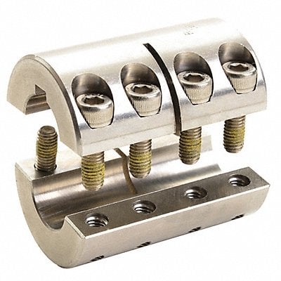 Rigid Shaft Coupling Clamp 4-7/8 L MPN:SPC-32-32-SS