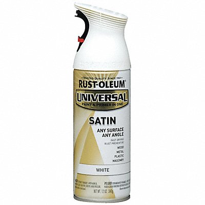 Spray Paint White Satin 12 oz. MPN:245210