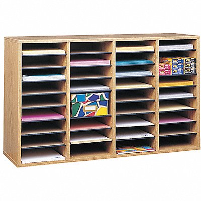 Literature Org Wood Adjustable 36 Oak MPN:9424MO