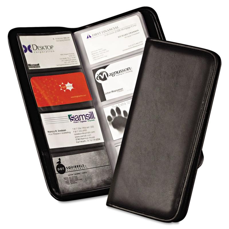 Samsill Sterling Professional Business Card Holder (Min Order Qty 5) MPN:80850
