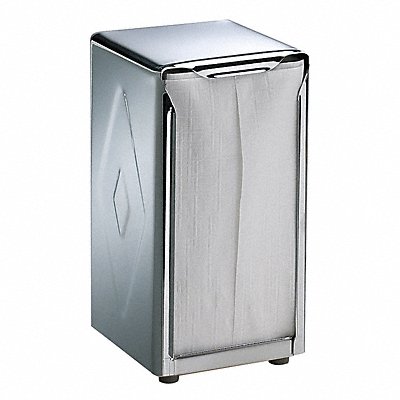 Napkin Dispenser 4 in D 7 1/2 in H SLVR MPN:H900XGR