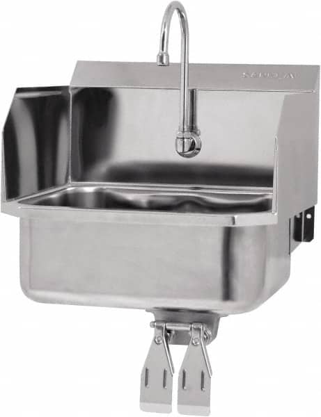 Hands-Free Hand Sink: 304 Stainless Steel MPN:507L
