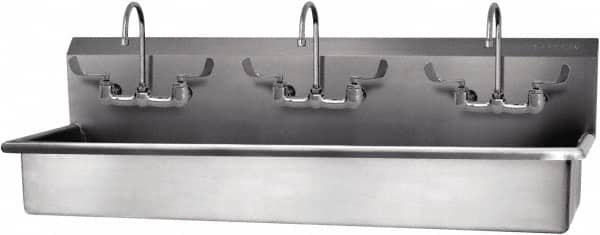 Hand Sink: Wall Mount, 304 Stainless Steel MPN:56WFL