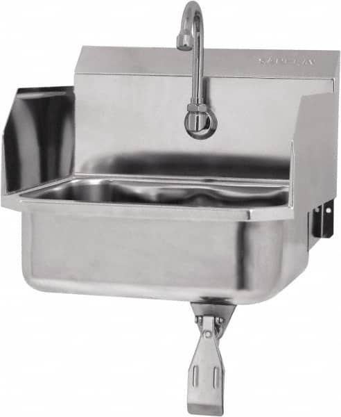 Hands-Free Hand Sink: 304 Stainless Steel MPN:607L