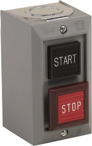 Push-Button Control Station: Momentary, NO/NC, Start & Stop MPN:9001BG203