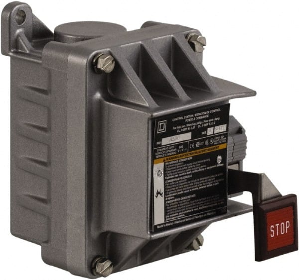Push-Button Control Station: NC, Stop MPN:9001BR103