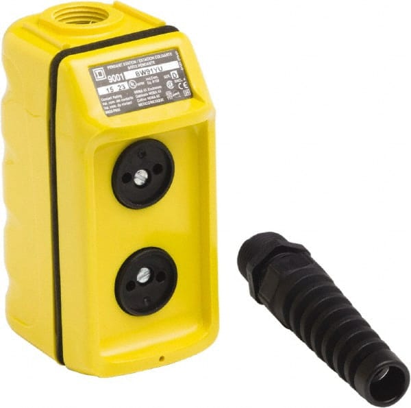 Pendant Control Station: Momentary, 4NO/4NC, No Legend MPN:9001BW91YU
