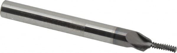 Helical Flute Thread Mill: #8-32, Internal, 3 Flute, 1/4