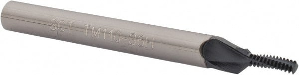 Helical Flute Thread Mill: #8-36, Internal, 3 Flute, 1/4