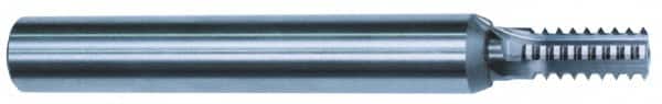 Straight Flute Thread Mill: 1-1/2 - 12, External & Internal, 6 Flutes, 1