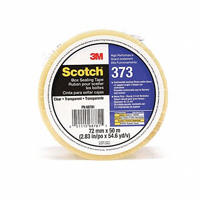 Box Sealing Tape Hot Melt Resin MPN:373