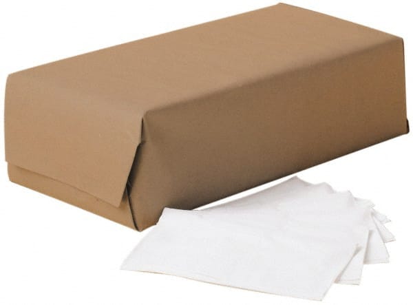 Dinner Paper Napkins, Disposable, White, 1/8 Fold, 2-Ply, 10 Packs of 300 Beverage Napkins MPN:98200
