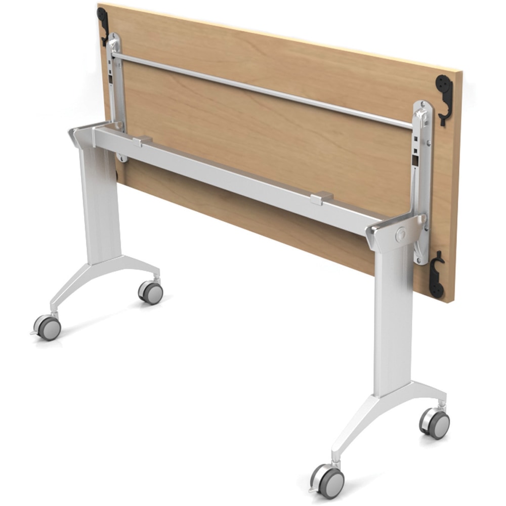 Special-T Link 60in Table Flip Base - Metallic Silver Flip Base - 27.75in Height x 17.50in Width - Assembly Required MPN:SPLINKFT2460