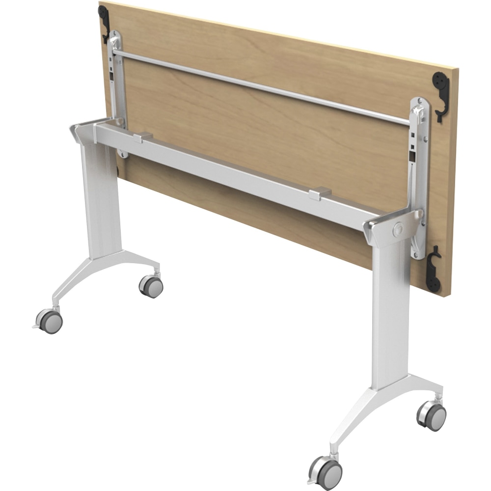 Special-T Link 72in Table Flip Base - Metallic Silver Flip Base - 27.75in Height x 17.50in Width - Assembly Required MPN:SPLINKFT2472