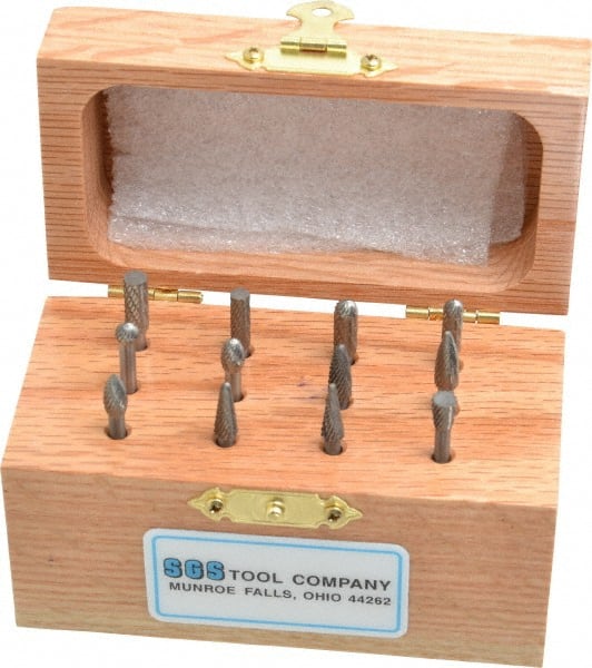 12 Pc Double Cut Burr Set MPN:18213