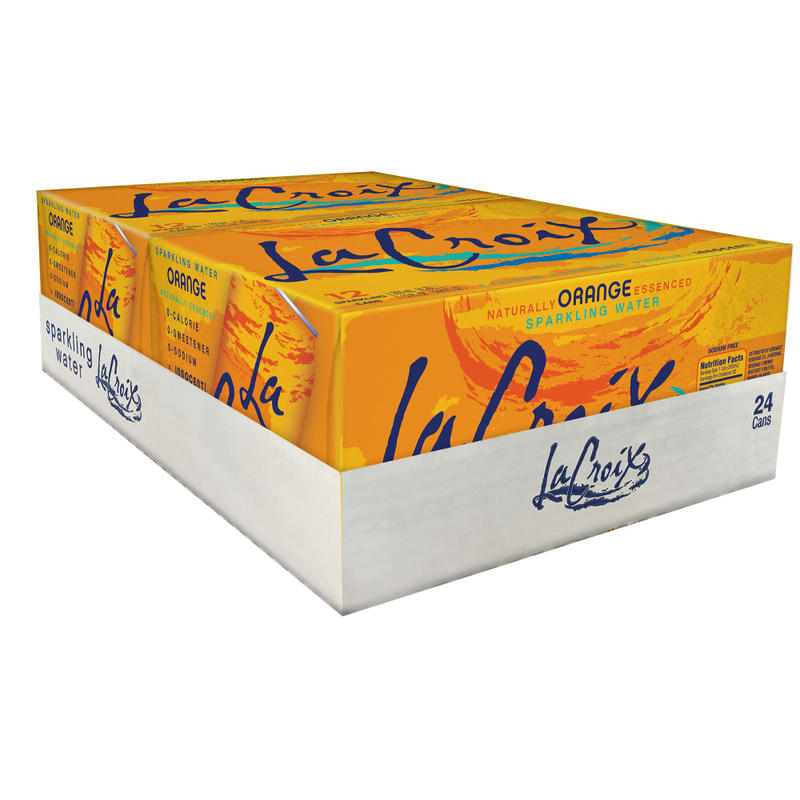 LaCroix Core Sparkling Water with Natural Orange Flavor, 12 Oz, Case of 24 Cans (Min Order Qty 3) MPN:15021241CT