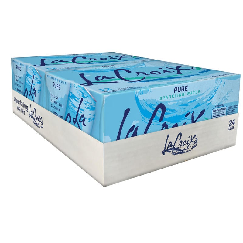 WPD LaCroix Core Sparkling Water with Natural Pure Flavor, 12 Oz, Case of 24 Cans (Min Order Qty 3) MPN:15021242