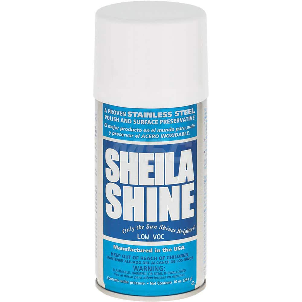 Stainless Steel Cleaner & Polish: Liquid, 10 fl oz Spray Bottle, Mild, Wintergreen Scent MPN:SSISSCA10