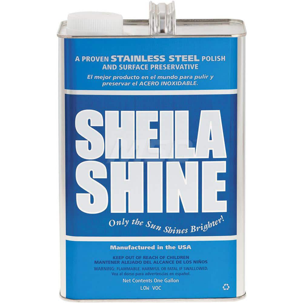 Stainless Steel Cleaner & Polish: Liquid, 1 gal Can, Mild, Wintergreen Scent MPN:SSISSCA128