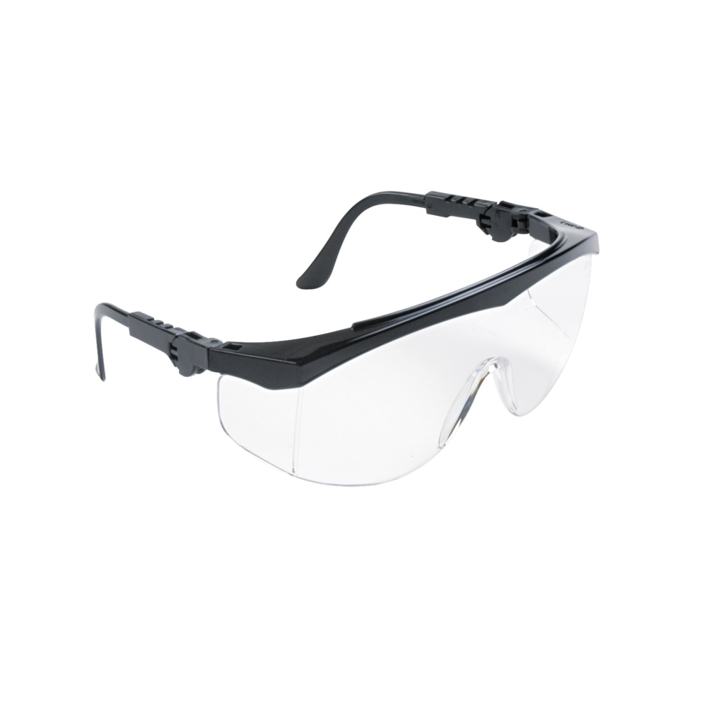 MCR Safety Tomahawk Adjustable Safety Glasses - Adjustable - Ultraviolet Protection - Nylon Frame - Black, Clear - 12 / Box (Min Order Qty 3) MPN:TK110