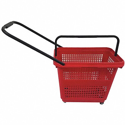 Rolling Hand Basket PP Red 18 1/2 in MPN:114555ROJ0