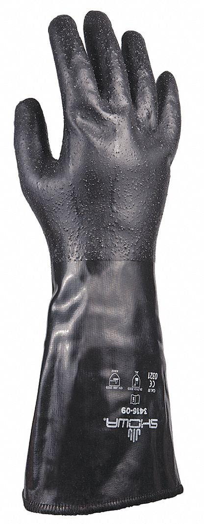 J1332 Chemical Resistant Gloves XL Fiber PR MPN:3416-11