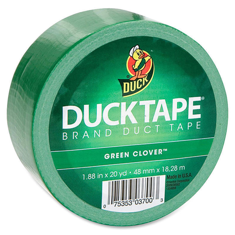 Duck Brand Brand Color Duct Tape - 20 yd Length x 1.88in Width - For Repairing, Color Coding, Packing, Crafting - 1 / Roll - Green (Min Order Qty 10) MPN:1304968RL