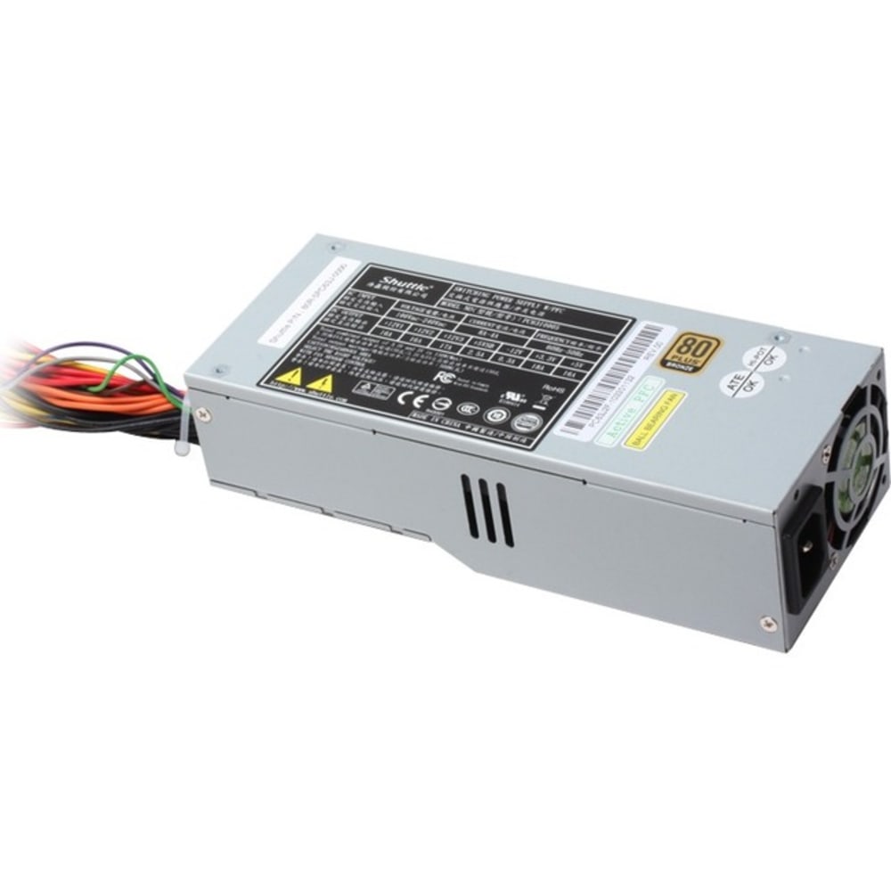 Shuttle PC63J - Power supply (internal) - ATX12V 2.3 - 80 PLUS Bronze - AC 100-240 V - 500 Watt - active PFC - for Shuttle SZ87R6; XPC SG41J1, SH55J2, SH67H3, SH67H7, SH87R6, SX58J3, SX79R5, SZ77R5 MPN:PC63J