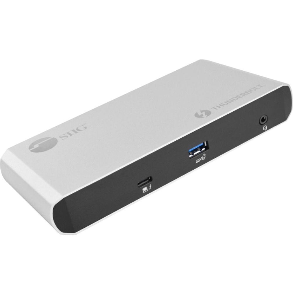 SIIG Thunderbolt 3 Dual DP 4K Video Docking Station MPN:JU-DK0C11-S1