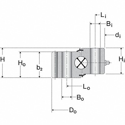 Slewing Ring Brg 5.709 in Bore External MPN:STE-145