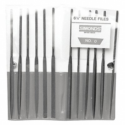 Needle File Set 5-1/2in.L Swiss Natural MPN:83522000