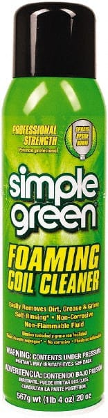 Coil Cleaner: Foaming Liquid, 20 oz MPN:0110001213418
