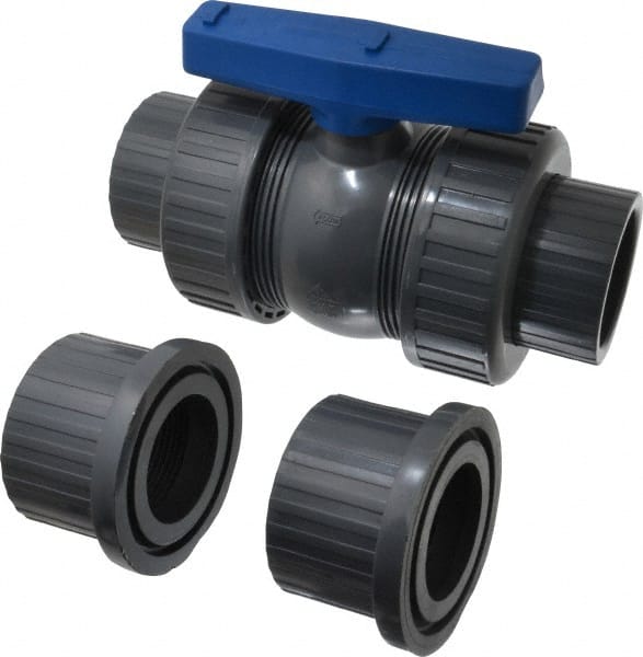 True Union Manual Ball Valve: 2-1/2