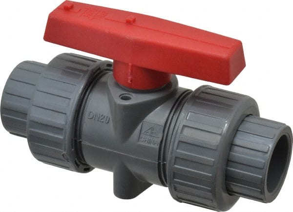 True Union Manual Ball Valve: 3/4