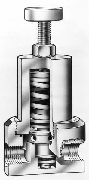 Thermoplastic  Relief Valve: 1/2