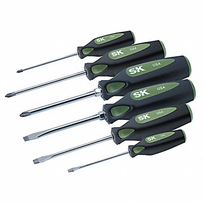 Screwdriver Set Slotted/Phillips 6 Pc MPN:86330