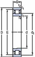 Deep Groove Ball Bearing: 62 mm OD MPN:6206 VA201