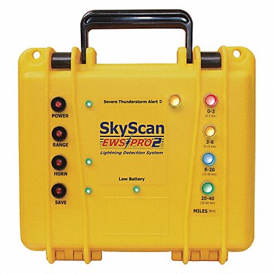 Lightning Detector 10 in W 8 lb. MPN:EWS Pro 2
