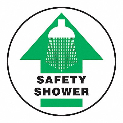 Floor Sign Round English MPN:MFS1617