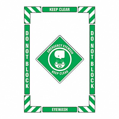 Floor Sign Vertical Rectangle English MPN:PSR104