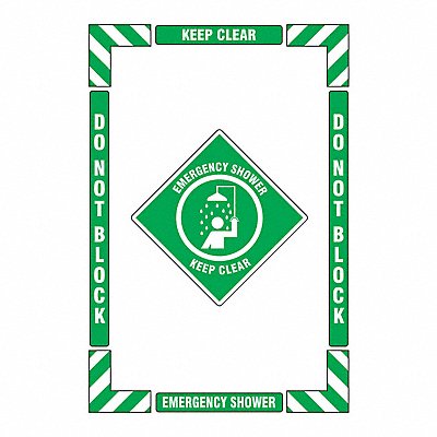 Floor Sign Vertical Rectangle English MPN:PSR105