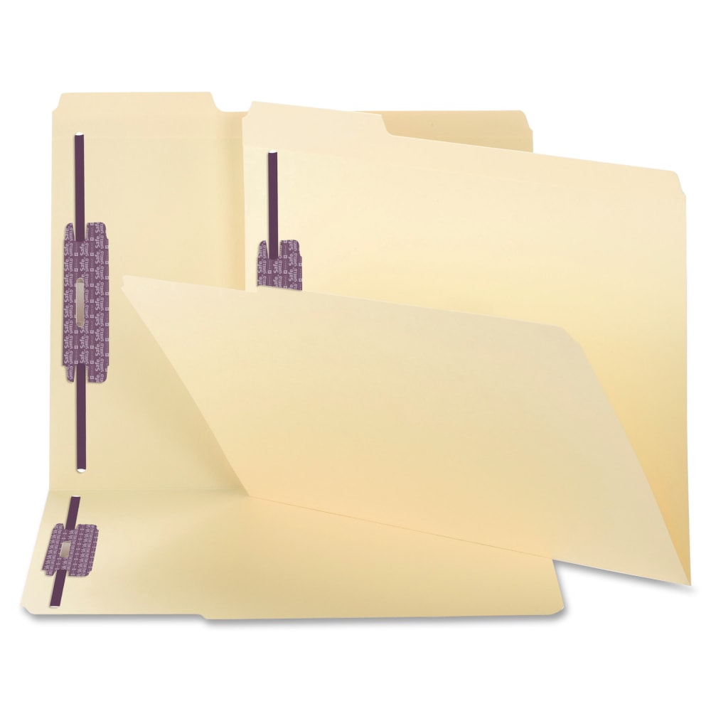 Smead Manila Folders With SafeSHIELD Coated Fasteners, Letter Size, Box Of 50 (Min Order Qty 2) MPN:14555
