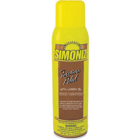 Simoniz Furniture Polish Lemon 20 oz. Aerosol Can 12 Cans - S3339012 S3339012