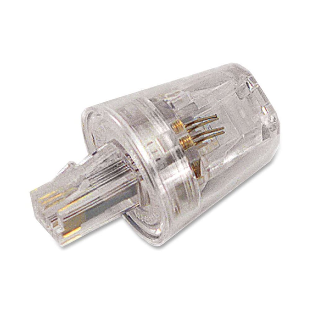 Softalk Coiled Phone Cords With Twisstop, Clear (Min Order Qty 9) MPN:1500